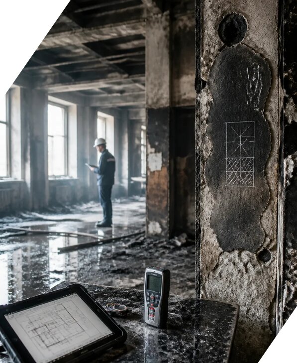 Обследование зданий после пожара в Серпухове от 15242 р. | ЭкспертизаРоссия